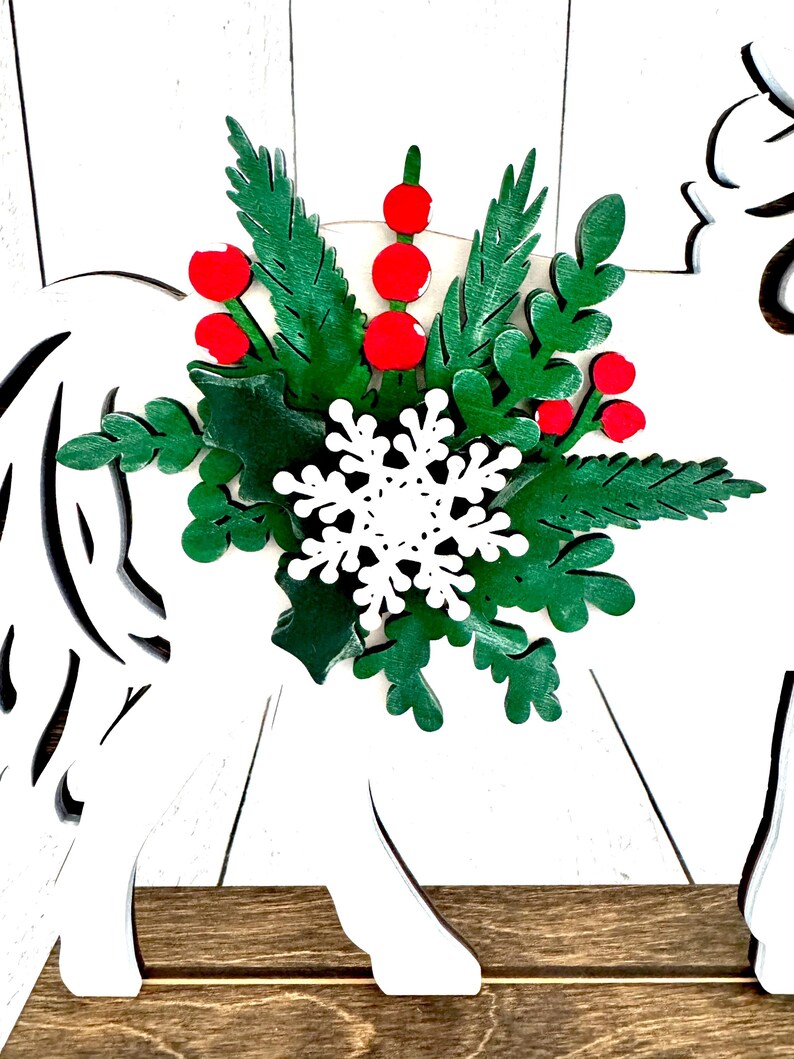 Standing Horse Christmas, Horse Lover, Farmhouse Decor, Horse Gift