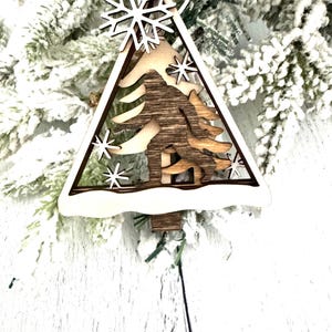 Bigfoot Christmas Ornament, Bigfoot, Bigfoot Decor, Sasquatch, Sasquatch Decor, Yeti, Yeti Decor, Yeti Ornament, Rustic Ornament, Yeti Gift