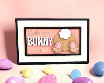 Easter Rectangle Frame, Easter Decor, Easter Sign, Easter Bunny, Easter Tiered Tray, Easter Eggs, Easter Rabbit, Easter Bunny Decor, Spring