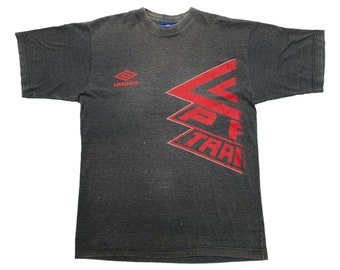 vintage 90s umbro pro training short sleeve sweater