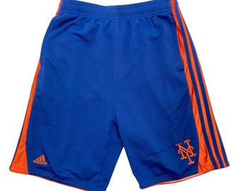 Short Adidas des Mets de New York | vintage MLB Baseball Sportswear Bleu VTG