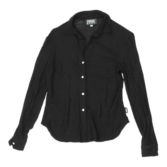 Gianfranco Ferre Jeans Womens Black Button Up Shi… - image 1
