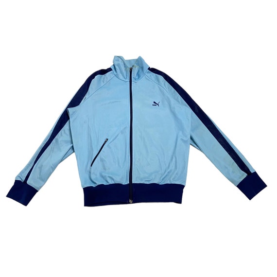 Light blue deals puma jacket