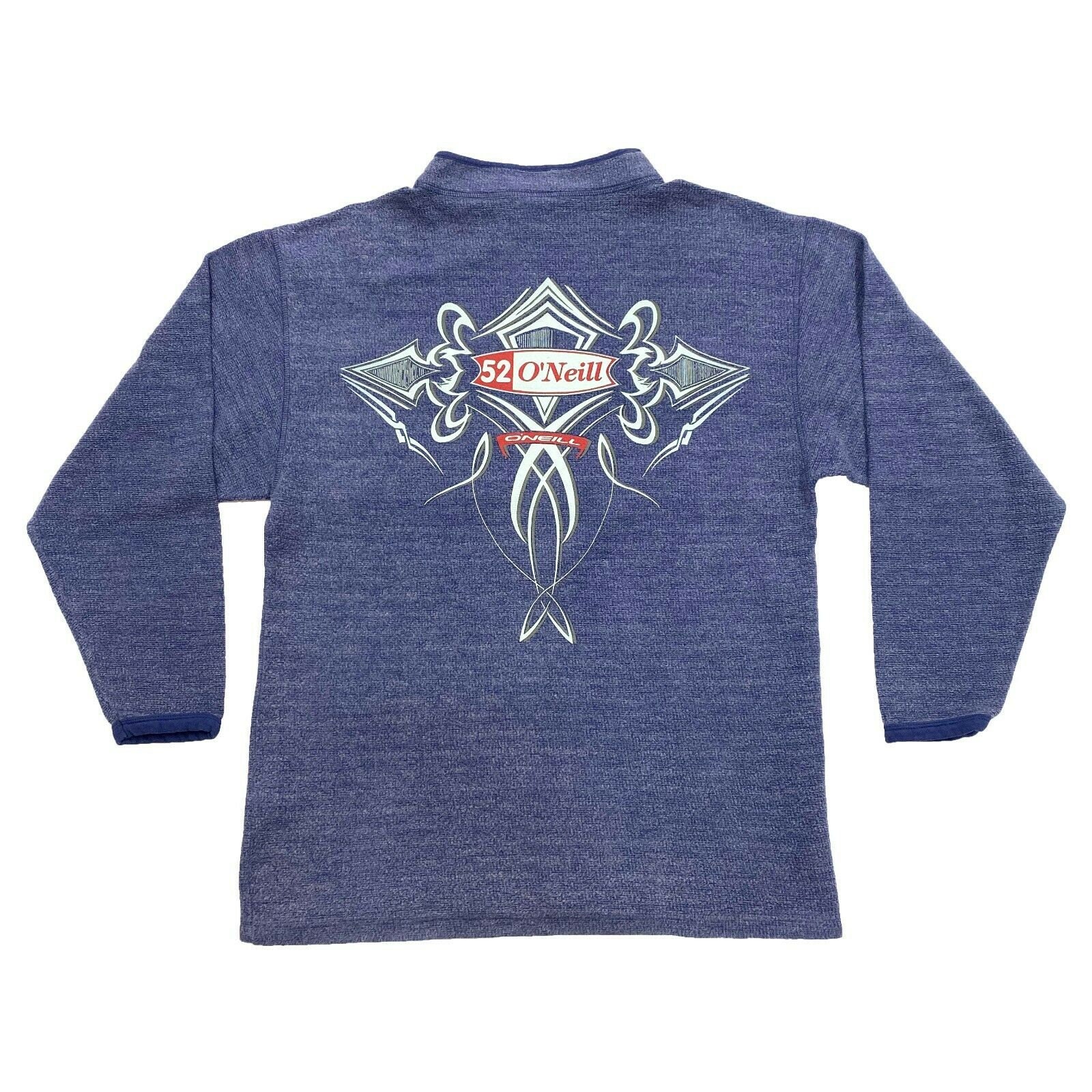 Image of 52 Oneill Decorative Print Fleece Sweatshirt | Vintage 90S Surf Wear Brand Vtg