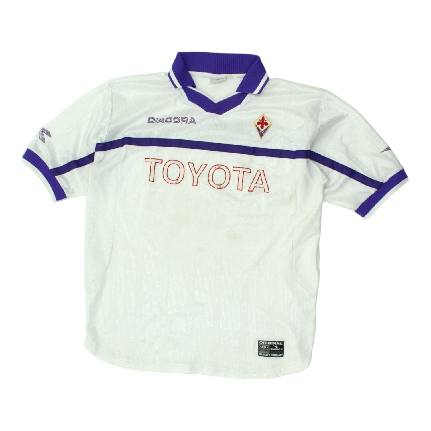 Retro Fiorentina Home Jersey 1998/99 By FILA