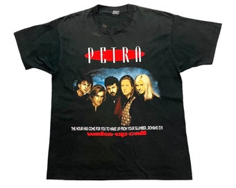 Petra Weckruf World Tour 94 Tshirt | Vintage 90er Jahre Christian Rock Band Musik