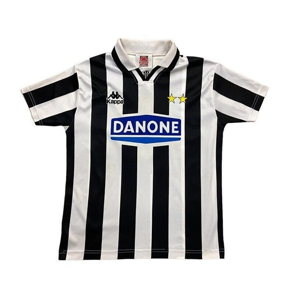 Juventus 1994/95 Kappa Home Shirt | Vintage 90s Italian Football Sportswear VTG