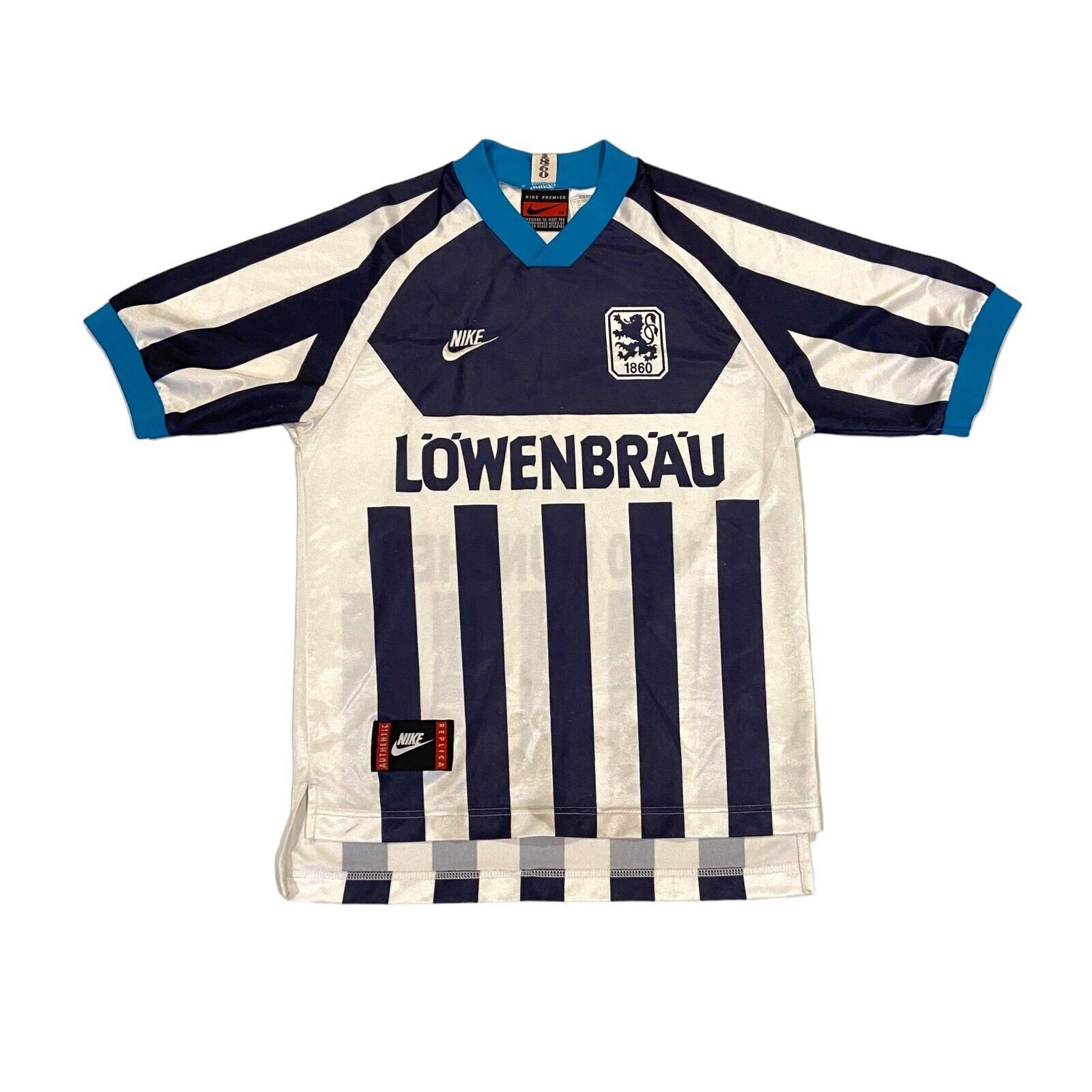 1860 Munich 1995 - 1996 Home football Nike shirt size Small