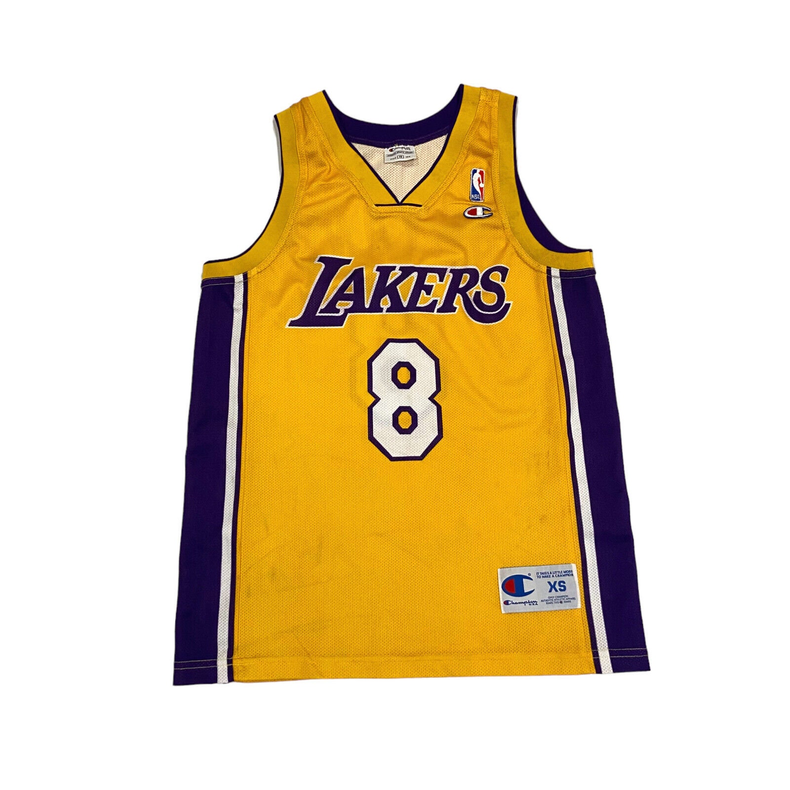 LA Lakers Basketball Jersey KOBE BRYANT NBA Adidas Black White NBA Finals  Sz 44