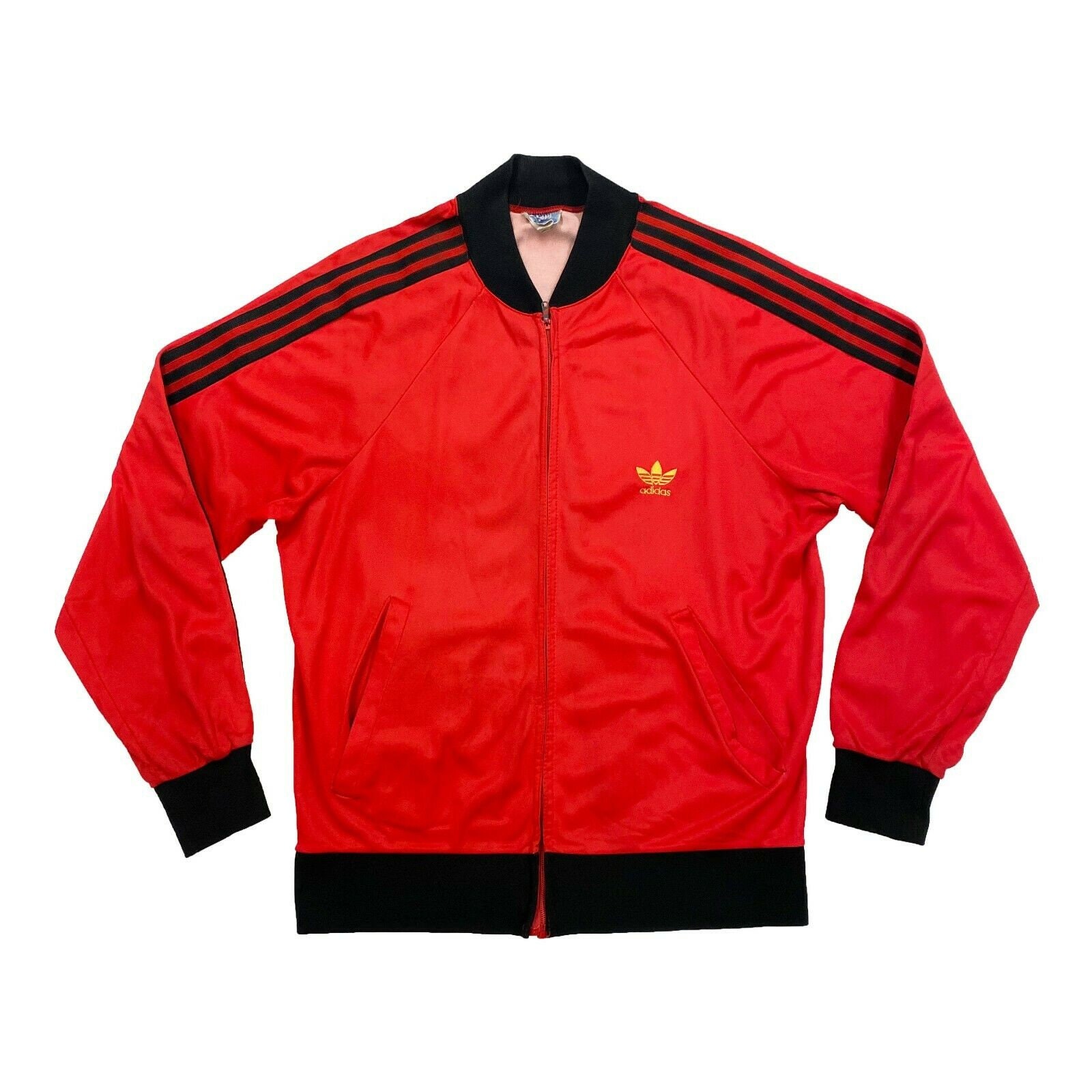 Image of Adidas Originals Atp Tennis Track Jacket | Vintage 80S Retro Sportswear Red Vtg