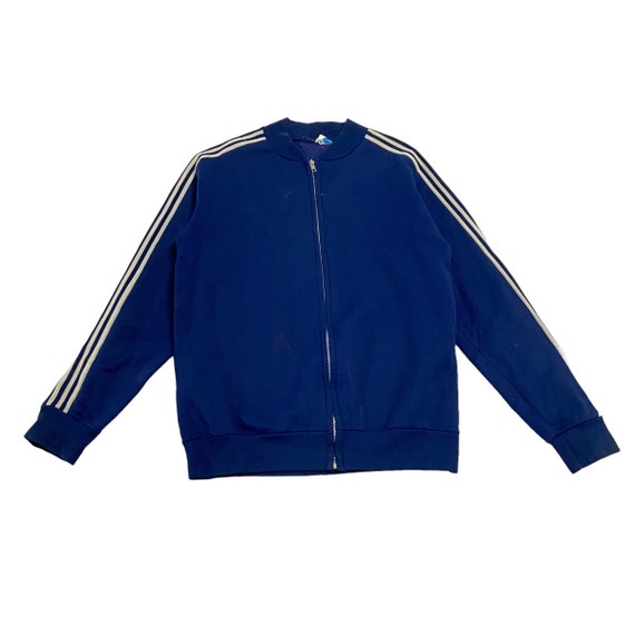 Buy Adidas Ventex Full Zip Track Jacket Vintage 70s Sportswear Navy Blue  VTG Online in India 