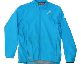 Thyssenkrupp Adidas Climastorm Mens Blue Jacket | Outdoors Activewear Sportswear