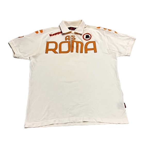 umoral metodologi skitse Vintage Kappa AS Roma Football Italy League T Shirt - Gem