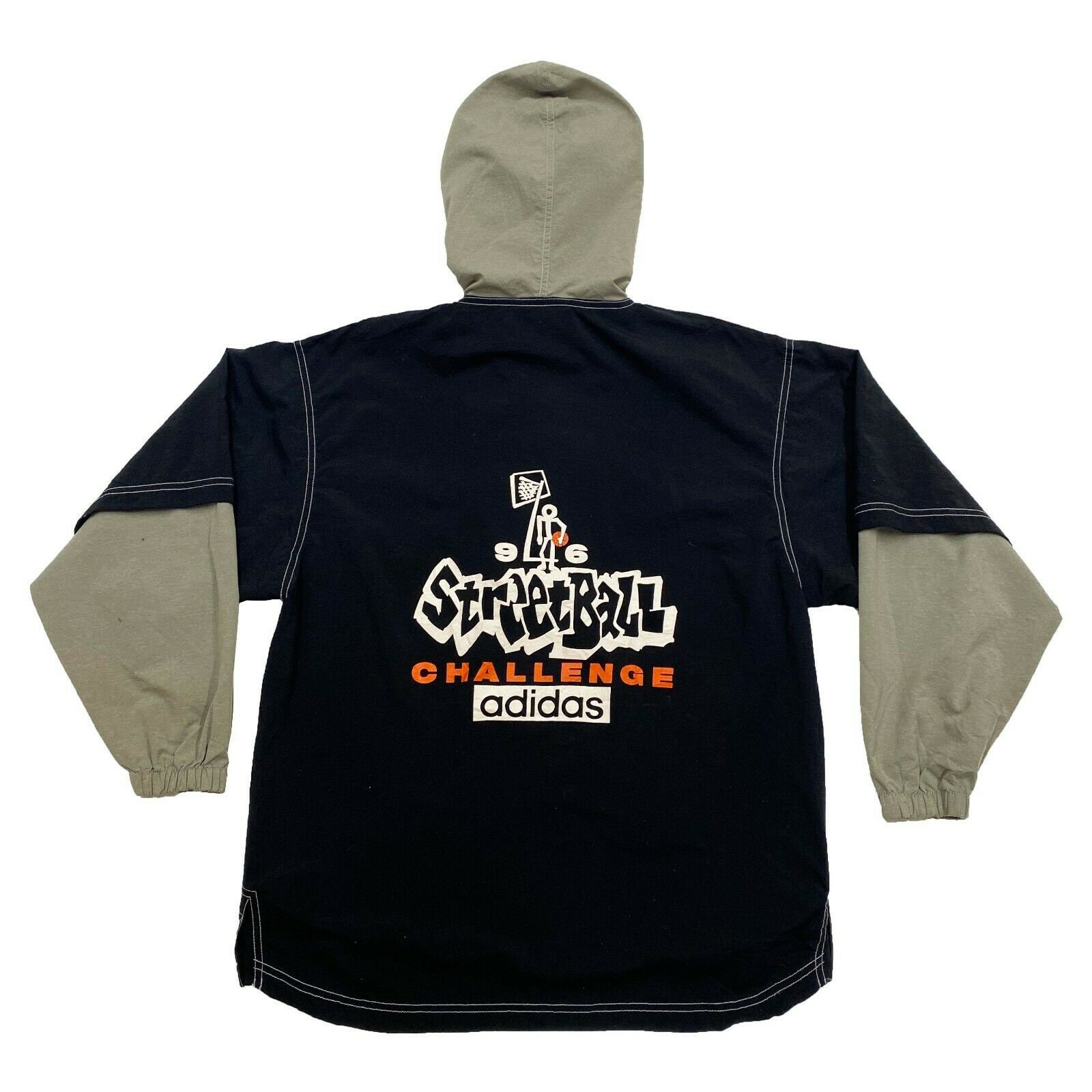 Image of Adidas Streetball Challenge Hoody | Vintage 90S Basketball Sportswear Hoodie Vtg