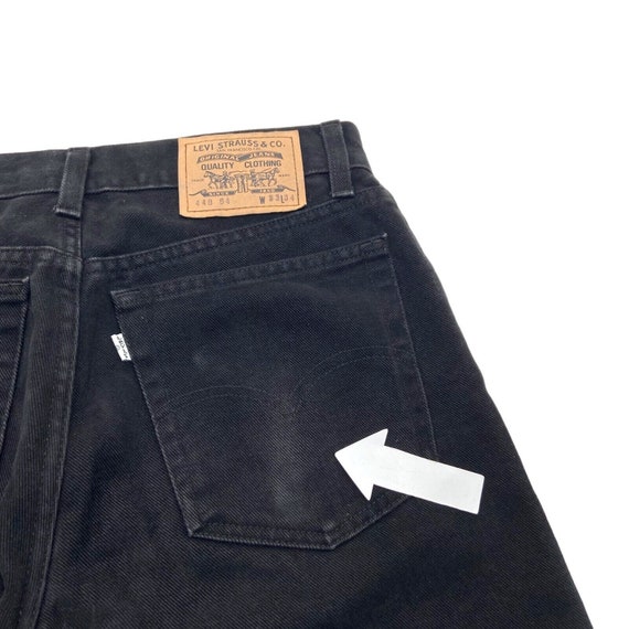 Levi's 448 64 Tapered Jeans | Vintage 90s Designe… - image 3