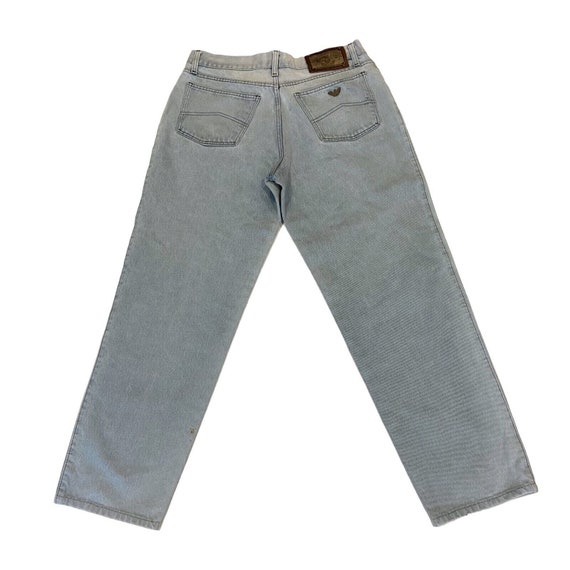 Armani Jeans Slightly Tapered Denim Trousers | Vi… - image 2