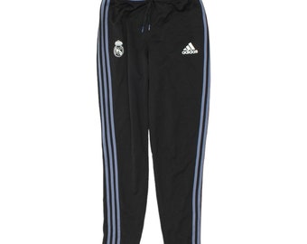 Real Madrid 2016 Adidas Herren Schwarze Trainingshose | Fußball Sportbekleidung VTG