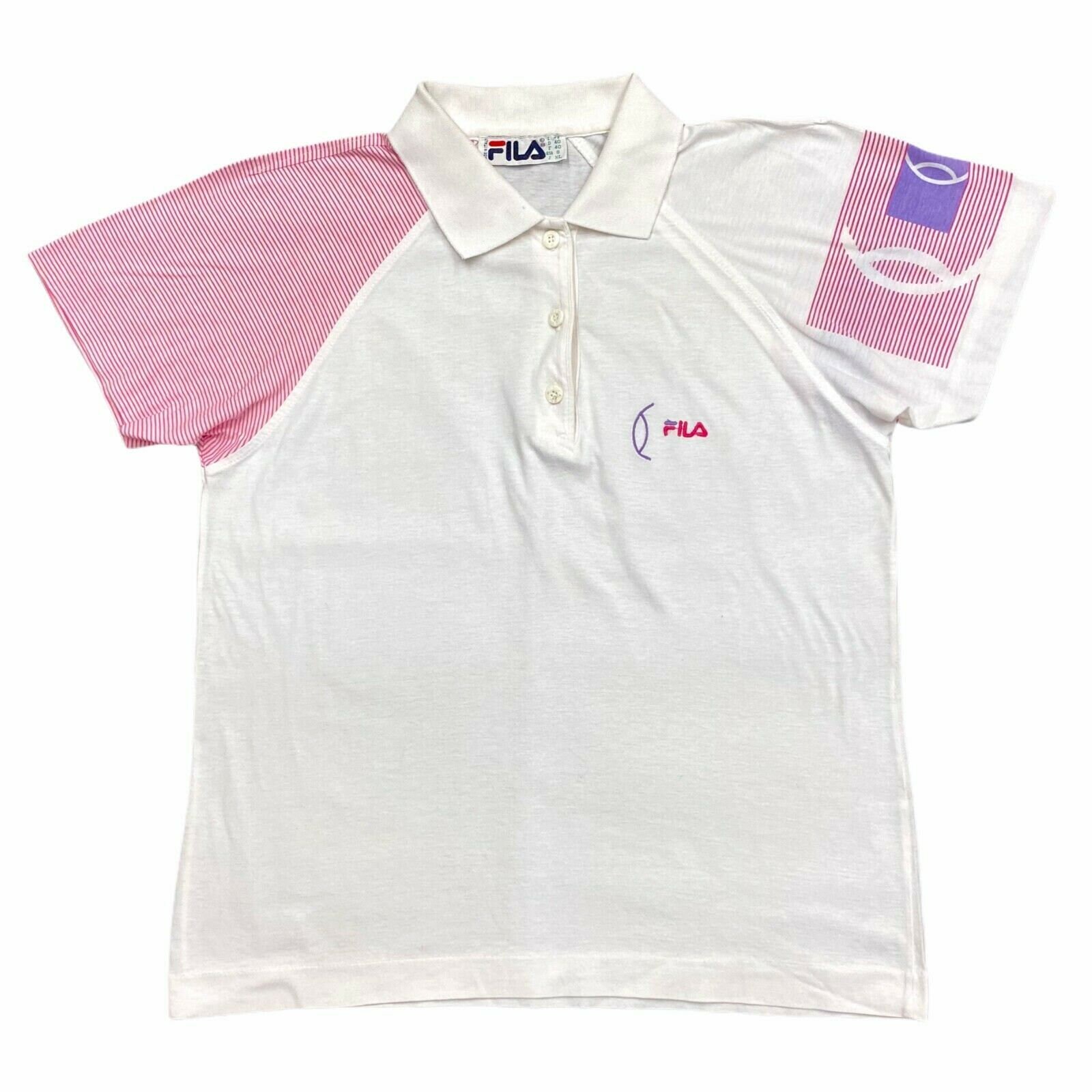 Inde Rosefarve Effektivitet Fila Womens Polo Shirt Vintage 90s Retro Tennis Sportswear - Etsy