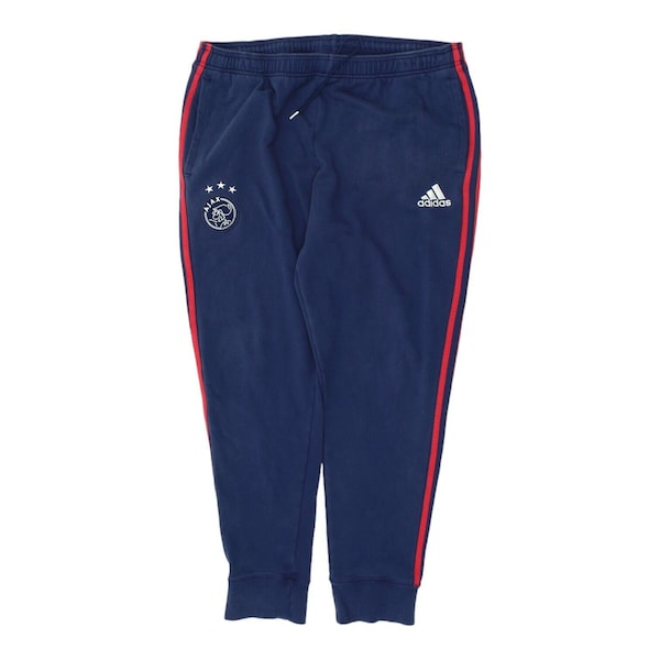 Ajax Mens Navy Blue Adidas Tracksuit Bottoms | Sportswear Sweat Pants Joggers