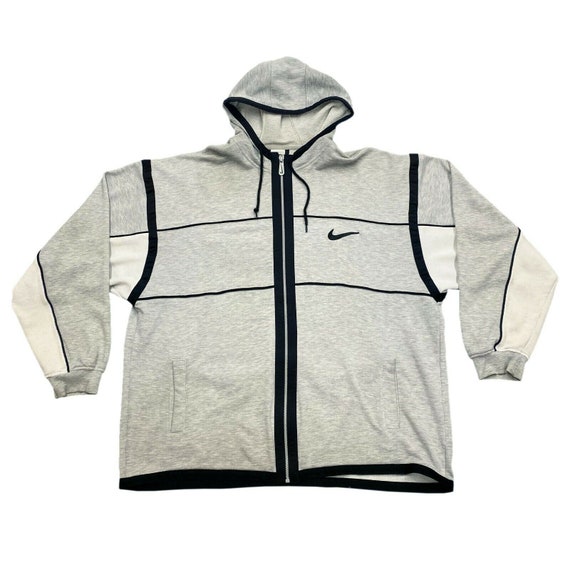Nike Embroidered Zip Up Hoodie | Vintage 90s Retro
