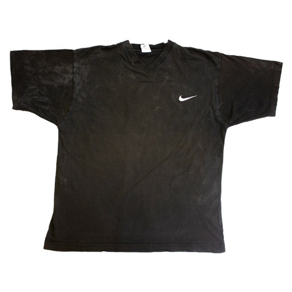 Nike Embroidered Swoosh V Neck Tshirt 
