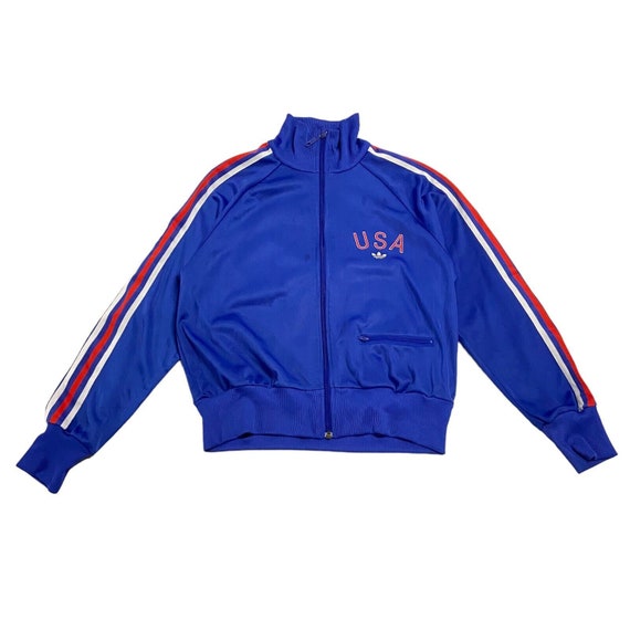 Adidas Originals USA Soft Shell Track Jacket | Vi… - image 1