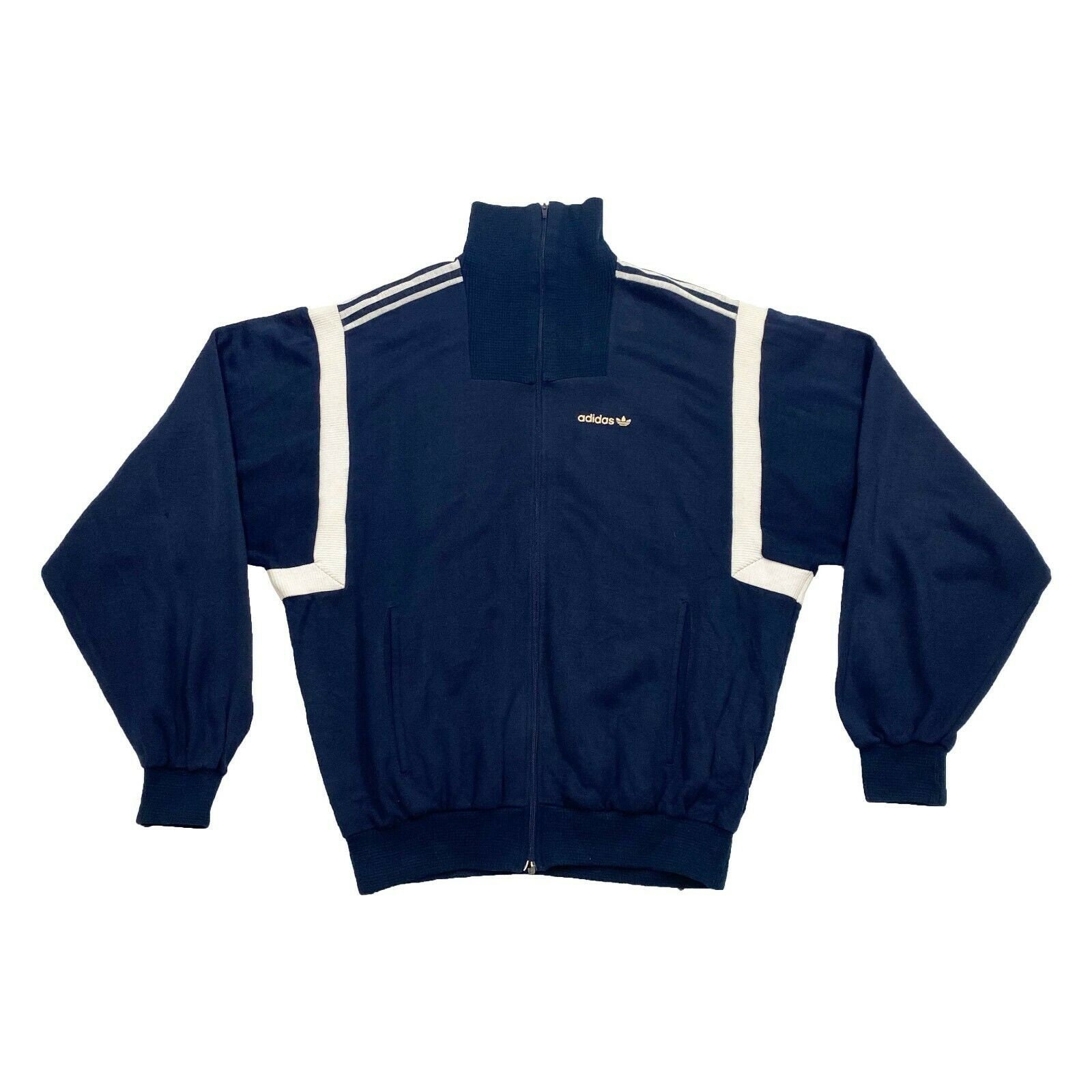 Image of Adidas Originals Full Zip Sweatshirt Jacket | Vintage 80S Retro Sportswear Vtg