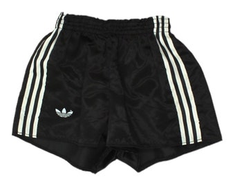 Short Adidas Originals Noir Garçon | Vêtements de sport rétro vintage des années 80 pour enfants VTG