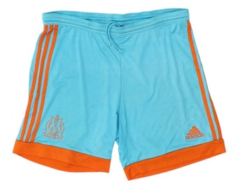 Short Adidas Olympique de Marseille 2014-15 Homme Bleu | Vêtements de sport de football