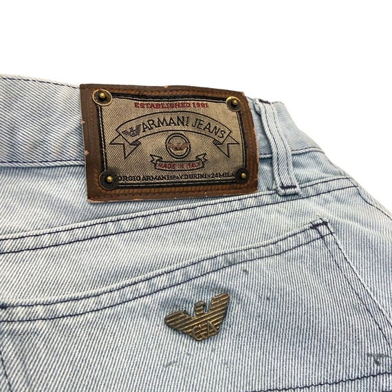 Armani Jeans Slightly Tapered Denim Trousers | Vi… - image 3