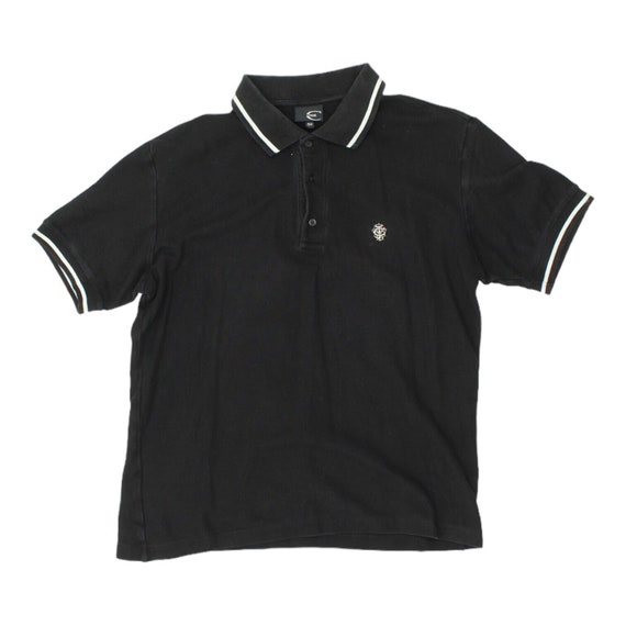 Just Cavalli Mens Black Short Sleeved Polo Shirt … - image 1