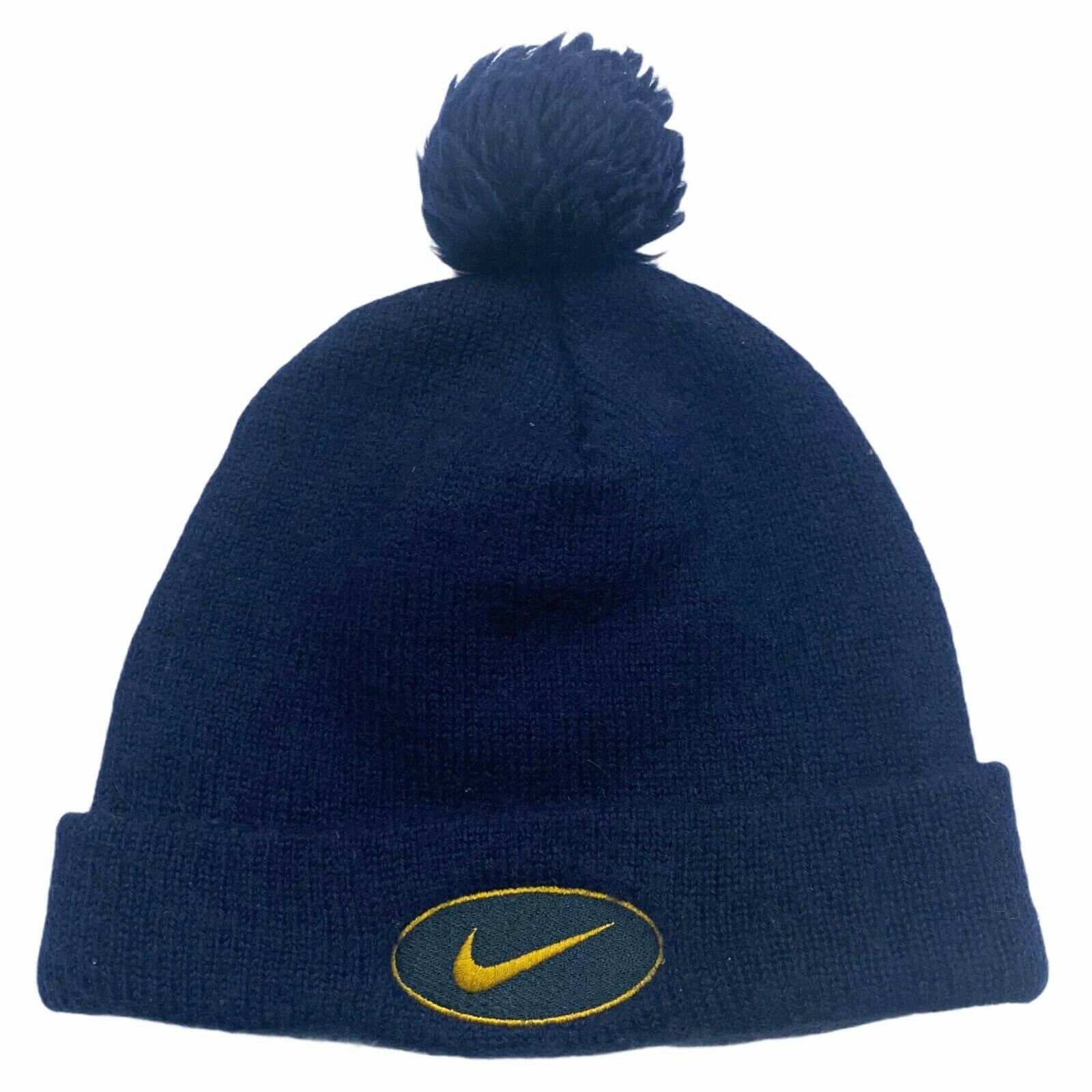 Nike Swoosh Logo Beanie Bobble Hat Vintage 90s Retro Street Etsy