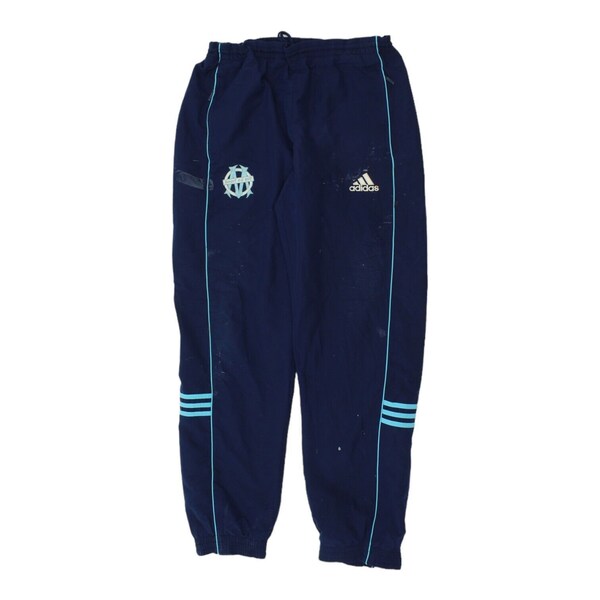 Olympique Marseille Mens Navy Adidas Tracksuit Bottoms | French Football VTG