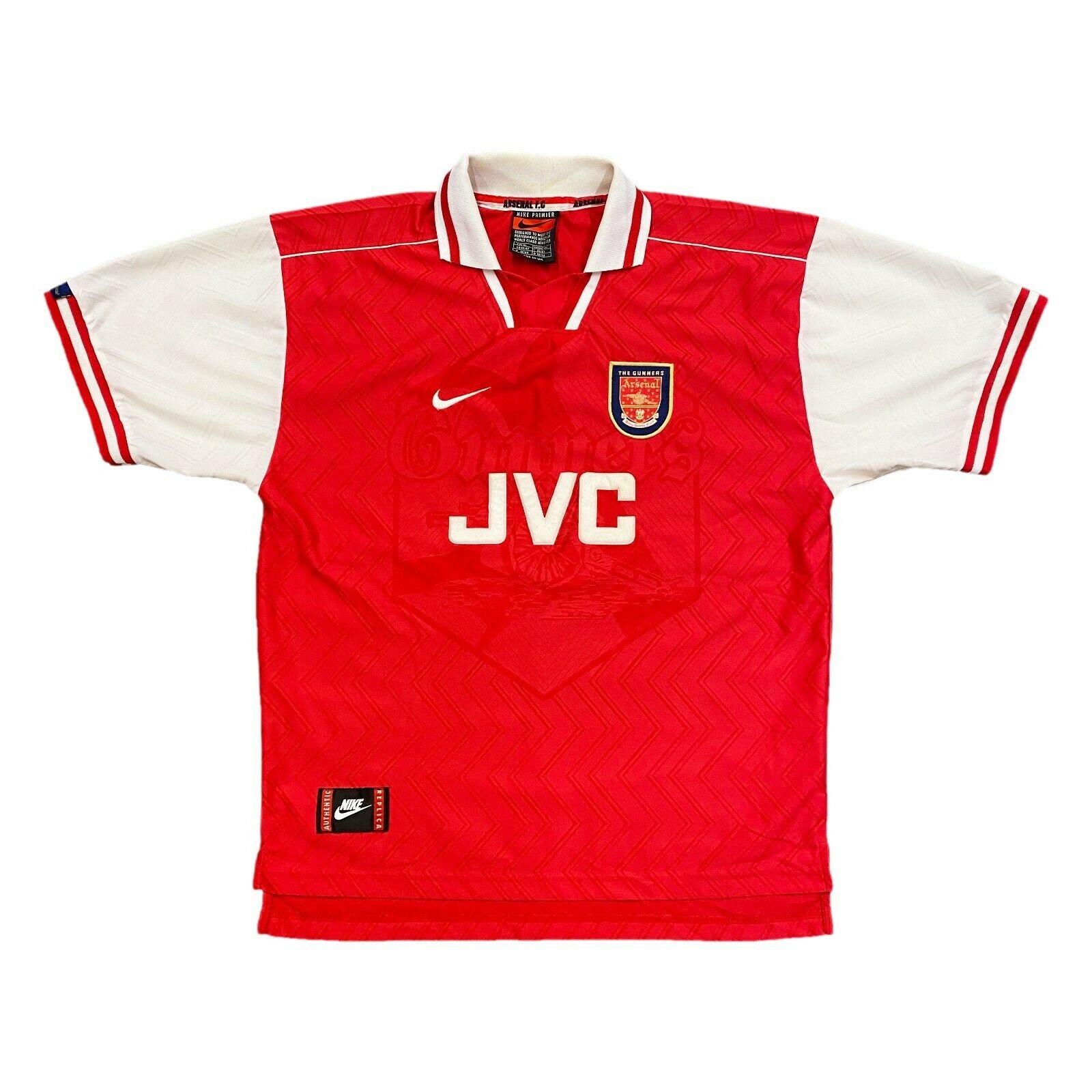 Image of Arsenal 1996 Nike Home Shirt | Vintage 90S Premier League Sportswear Football