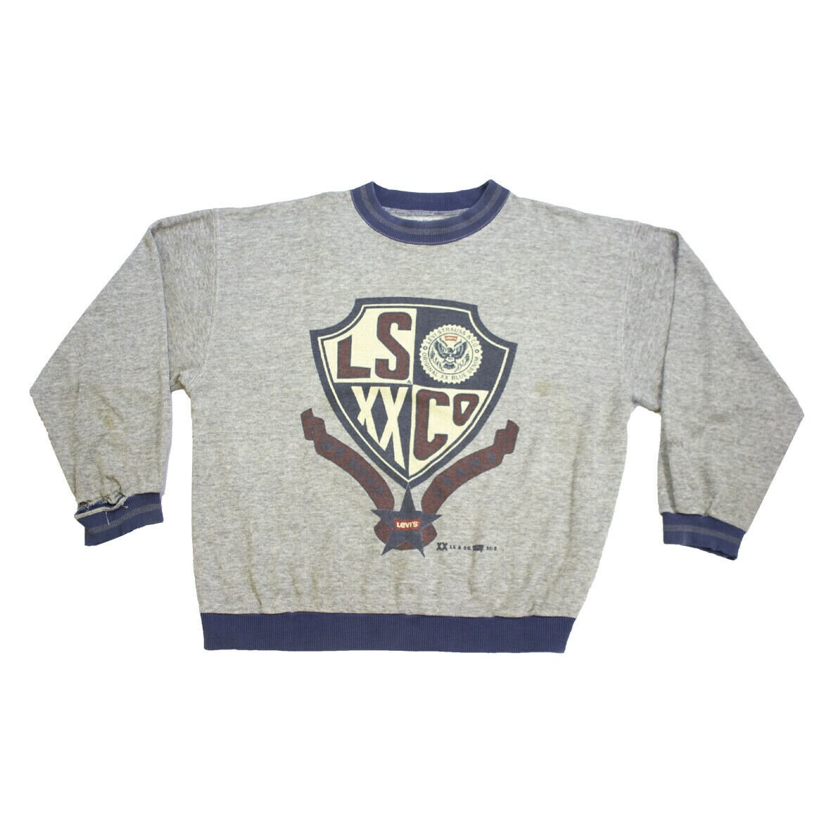 DregsThreads Levi Strauss and Co Sweatshirt | Vintage 90s Levis Designer Fashion Jumper