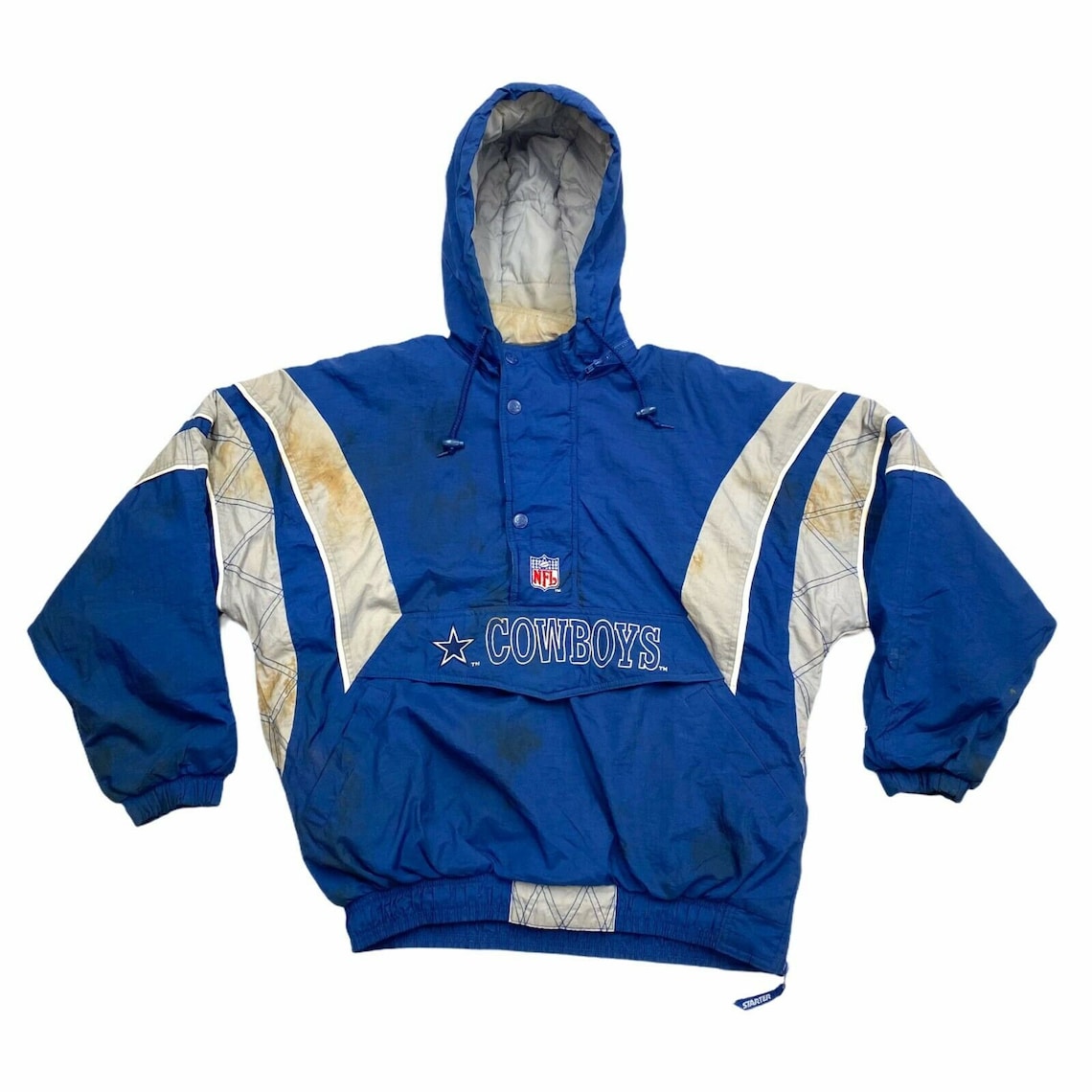 Dallas Cowboys Padded Starter Hoodie Jacket Vintage 90s NFL Etsy