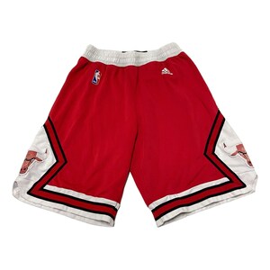 Chicago Bulls VTG vintage retro red NBA Basketball Shorts Nike size 32 M