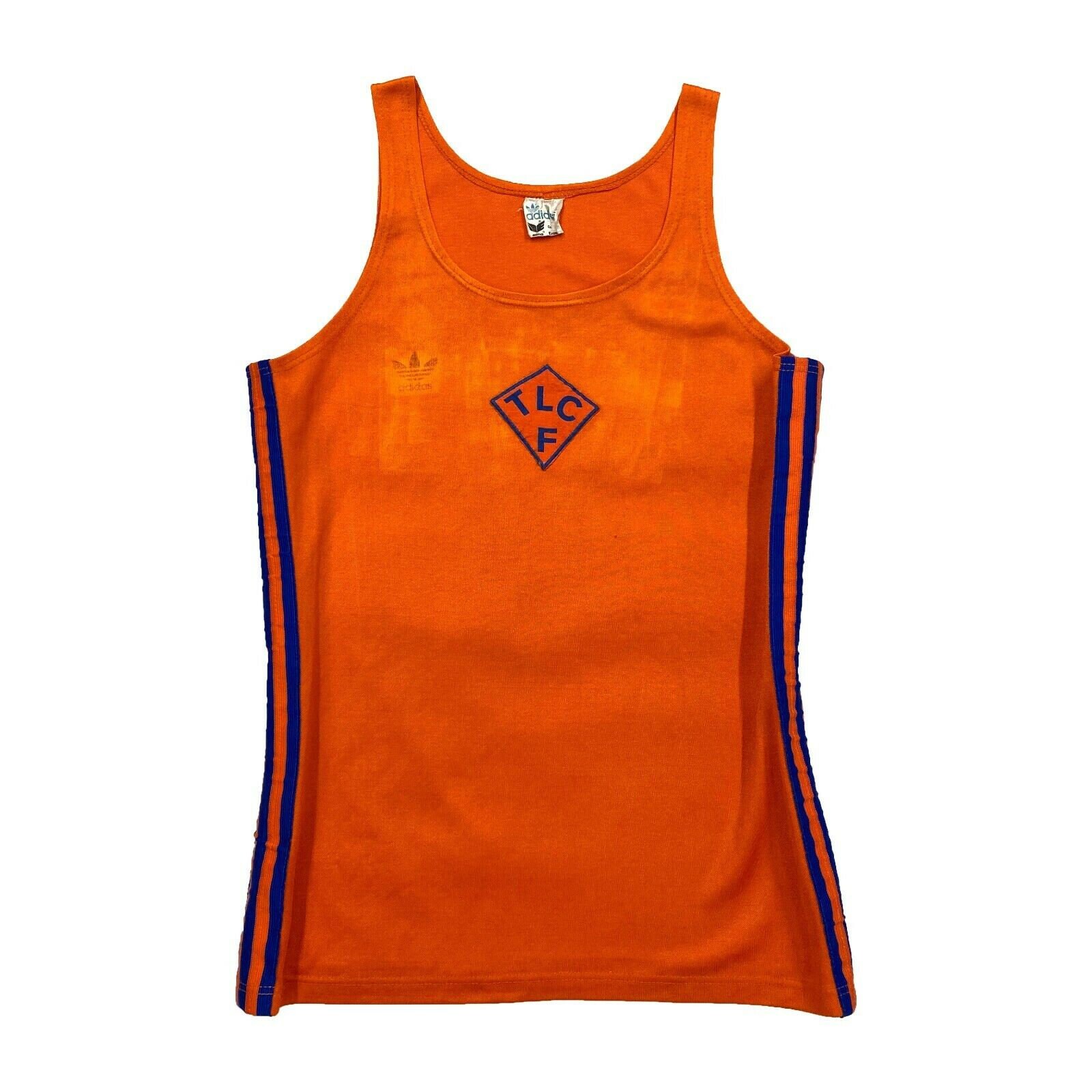 Image of Adidas Originals Basketball Top | Vintage 80S Retro Sportswear Orange Vtg