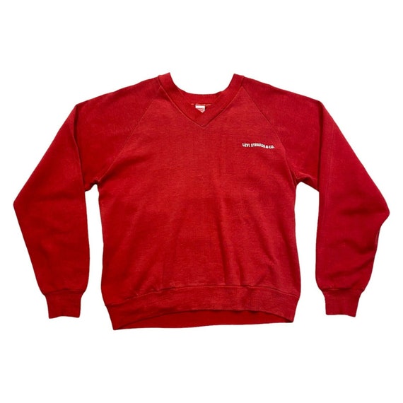Levi Strauss and Co. V Neck Sweatshirt 