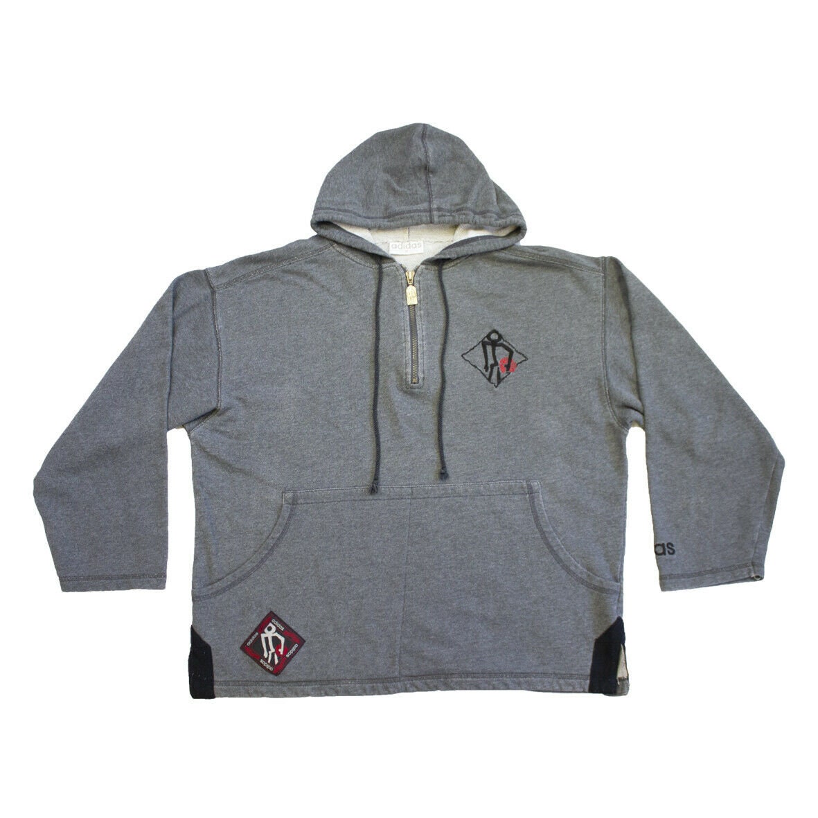 Image of Adidas Zip Hoody | Vintage 90S Basketball Nba Sports Retro Sportswear