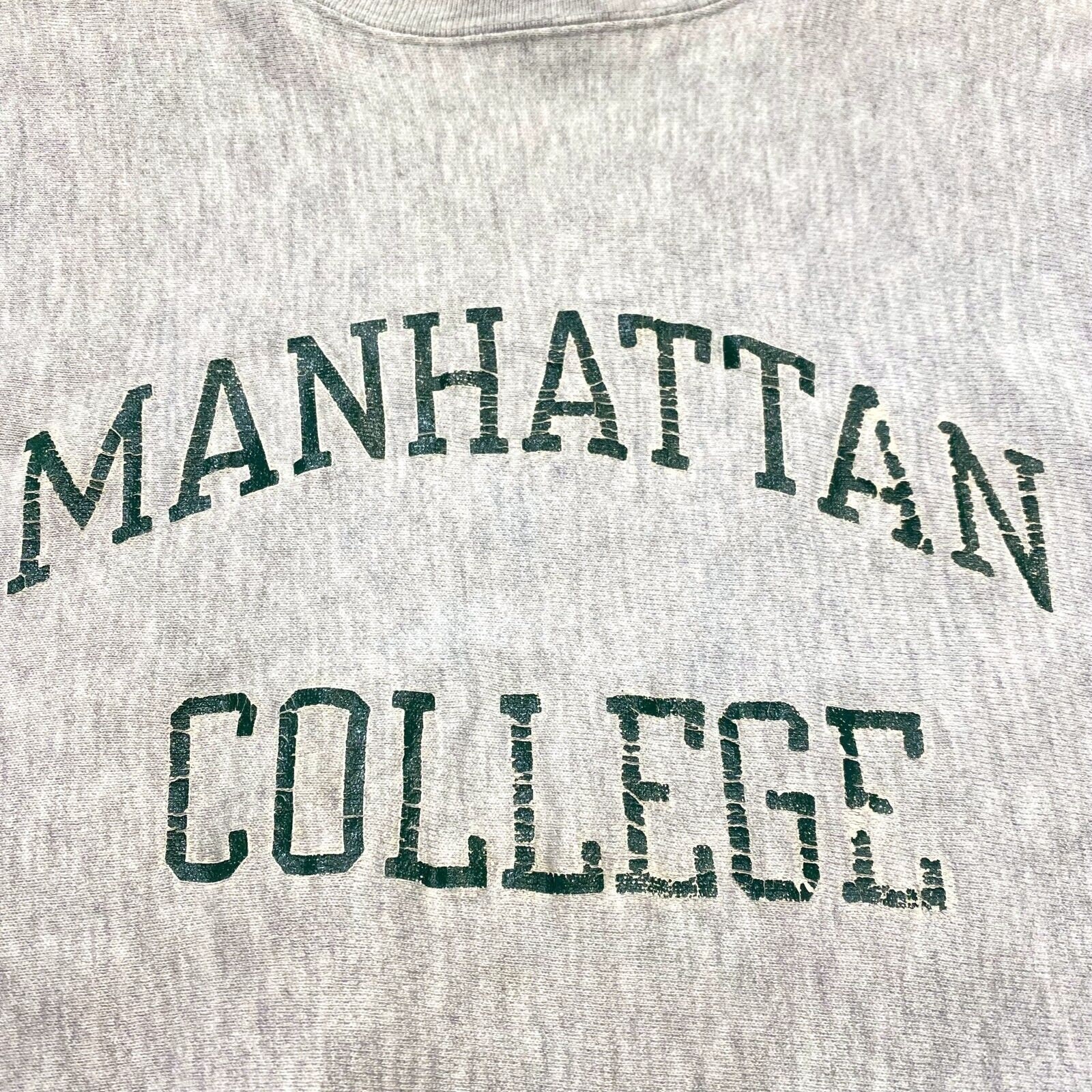 Manhattan College Champion Reverse Weave Sweatshirt Vintage - Etsy