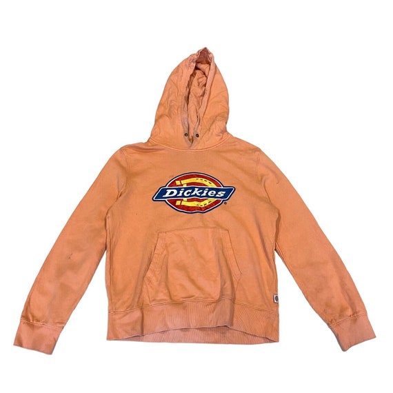 Dickies Logo Women's Pullover Hoodie Vintage 90s Designer Workwear