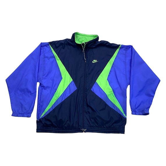 lantano demanda No hagas Nike Tracksuit Top Jacket / Vintage 80s Retro Sportswear Navy - Etsy España