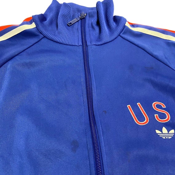 Adidas Originals USA Soft Shell Track Jacket | Vi… - image 3