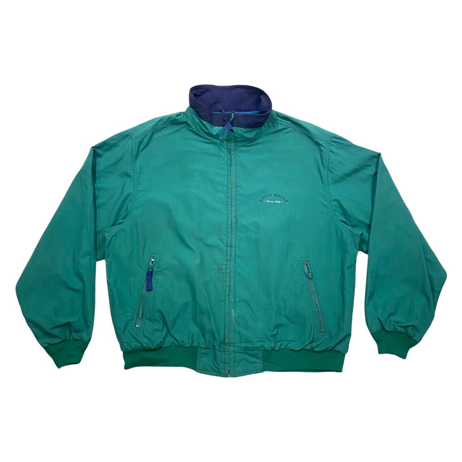 Eddie Bauer Fleece Lined Nylon Jacket 