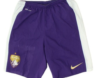 Al Ain FC Nike Pantalones cortos de fútbol morados para hombre / UAE Pro League Sportswear VTG