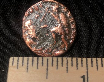 Beautiful Ancient Bronze Roman Empire Coin 295