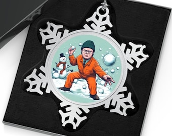 Enfeite Dwight Schrute: Decoração de árvore de Natal da série de TV The Office