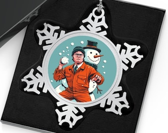 Enfeite de Natal Dwight Schrute: Presente da série de TV The Office - Decoração de árvore