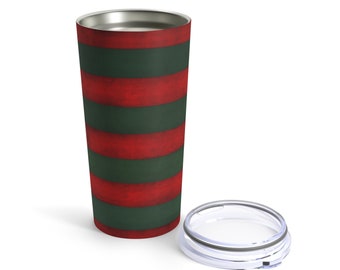 Freddy Krueger Tumbler | Horror Movie Gift | 20oz Stainless Steel Cup